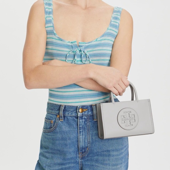 Tory Burch Mini Ella Bio Tote - Picture 9 of 11
